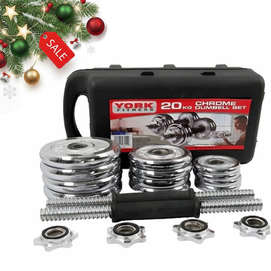 20 Kg Chrome Plated Set