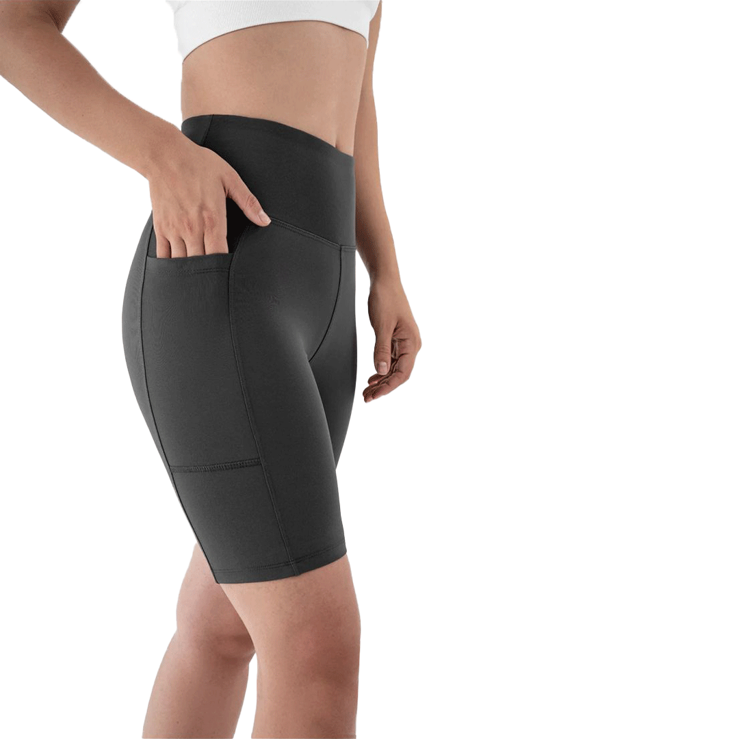 Biker Tights Pocket Shorts (D.Grey)