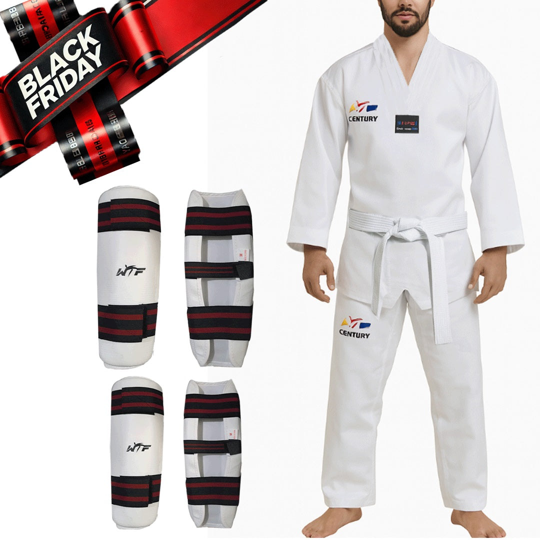 Taekwondo, Karate Suit + Protectors Offer