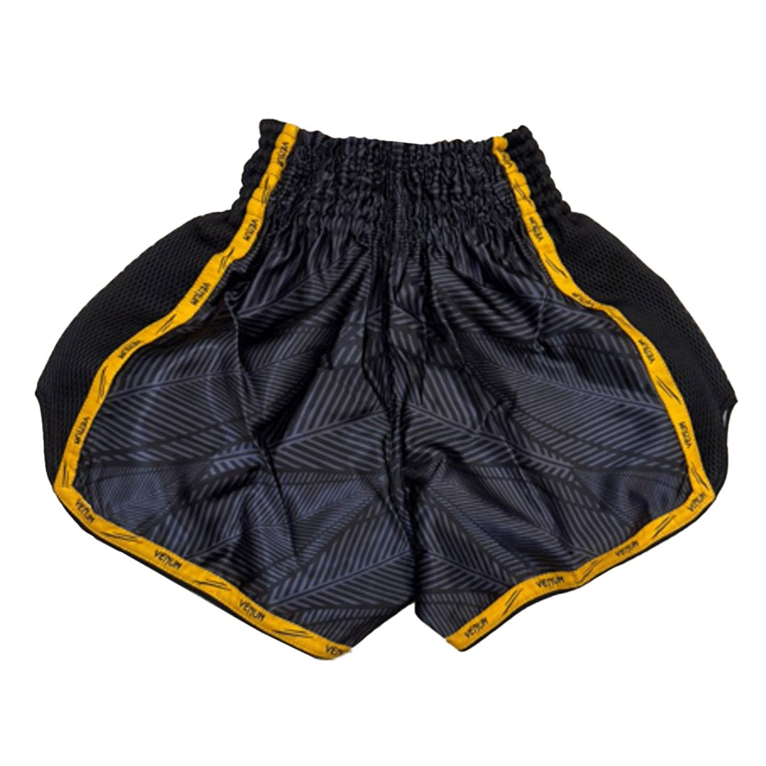 Martial Arts Boxing Shorts (Black/Yellow)