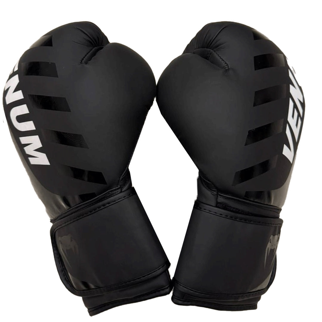 High Quality Boxing Gloves Pair (Black/White)