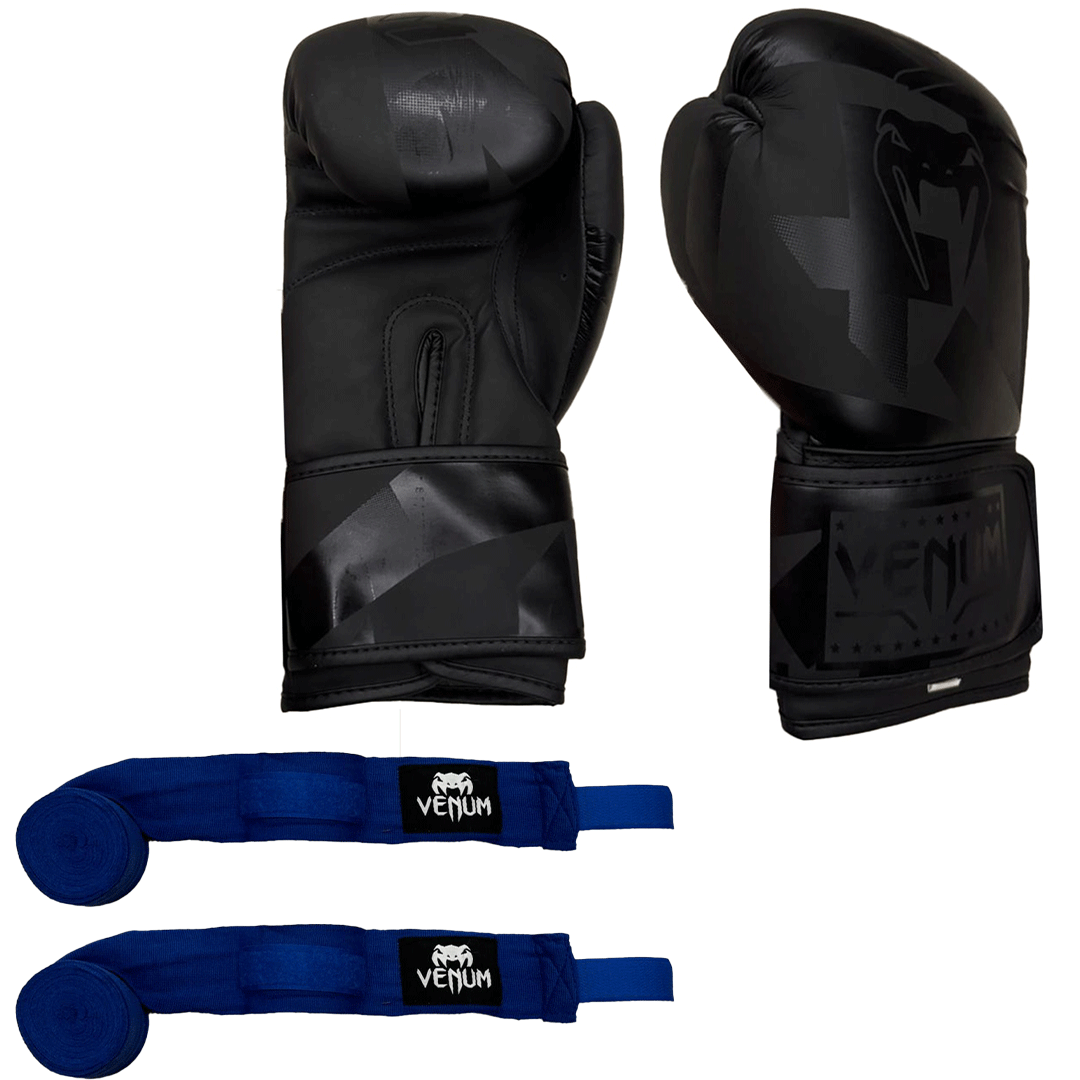 1 Pair Boxing Gloves + 1 Pair of Hand Wraps Offer