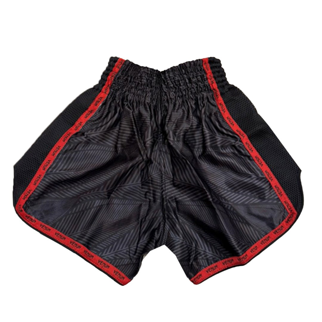 Martial Arts Boxing Shorts (Black/Red)