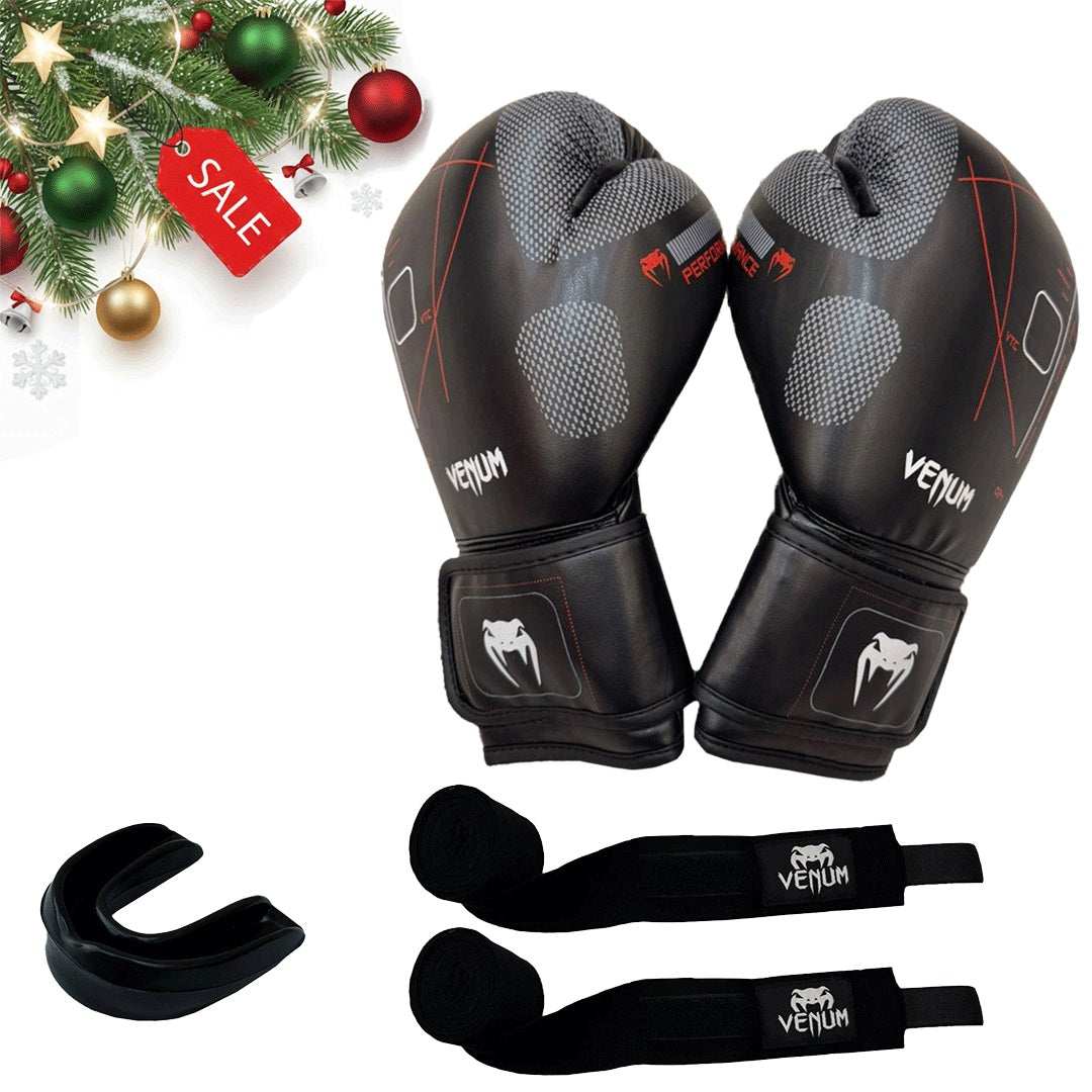 Boxing Gloves + Hand Wraps + Mouthguard Offer
