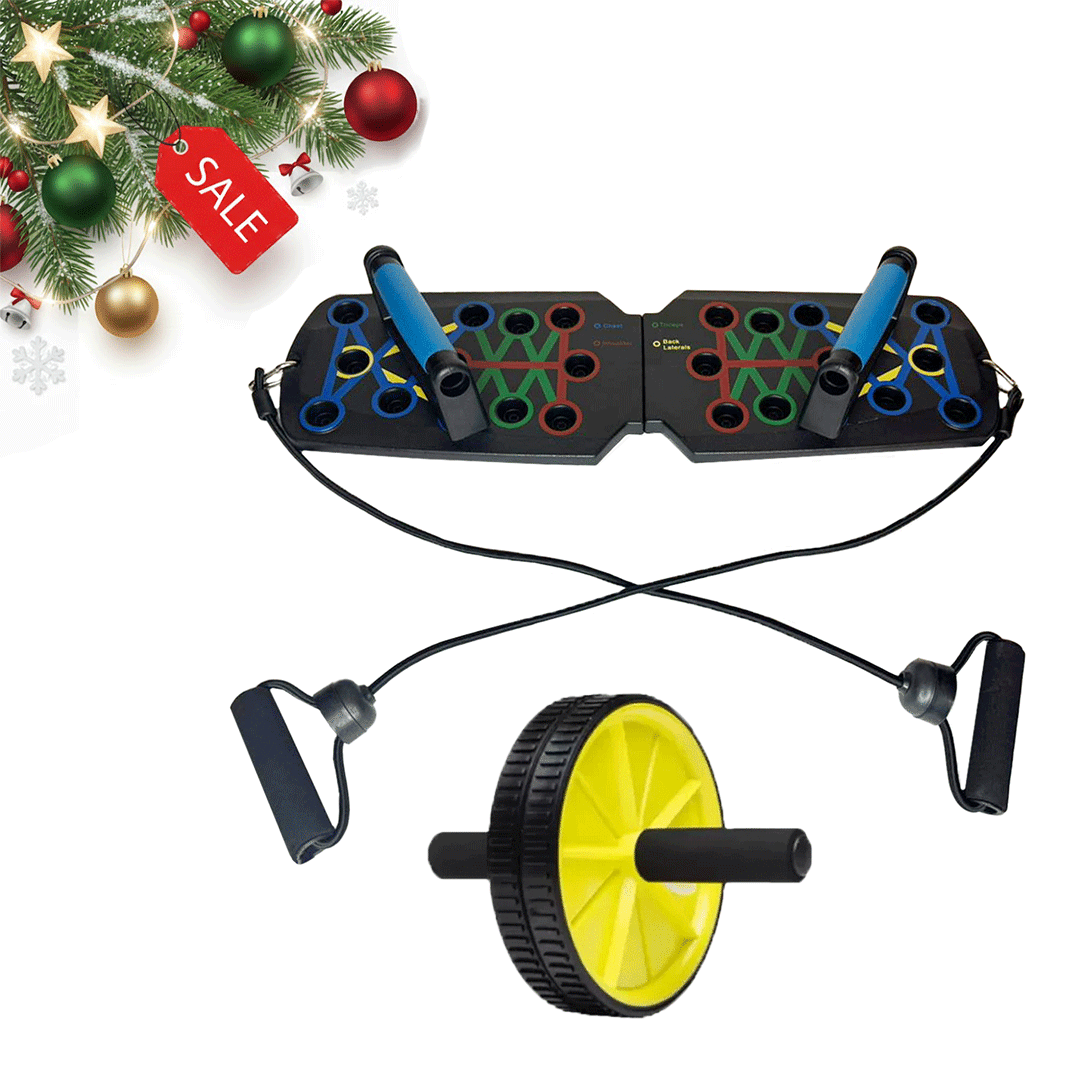 22 in 1 Push-up Board + ABS Roller