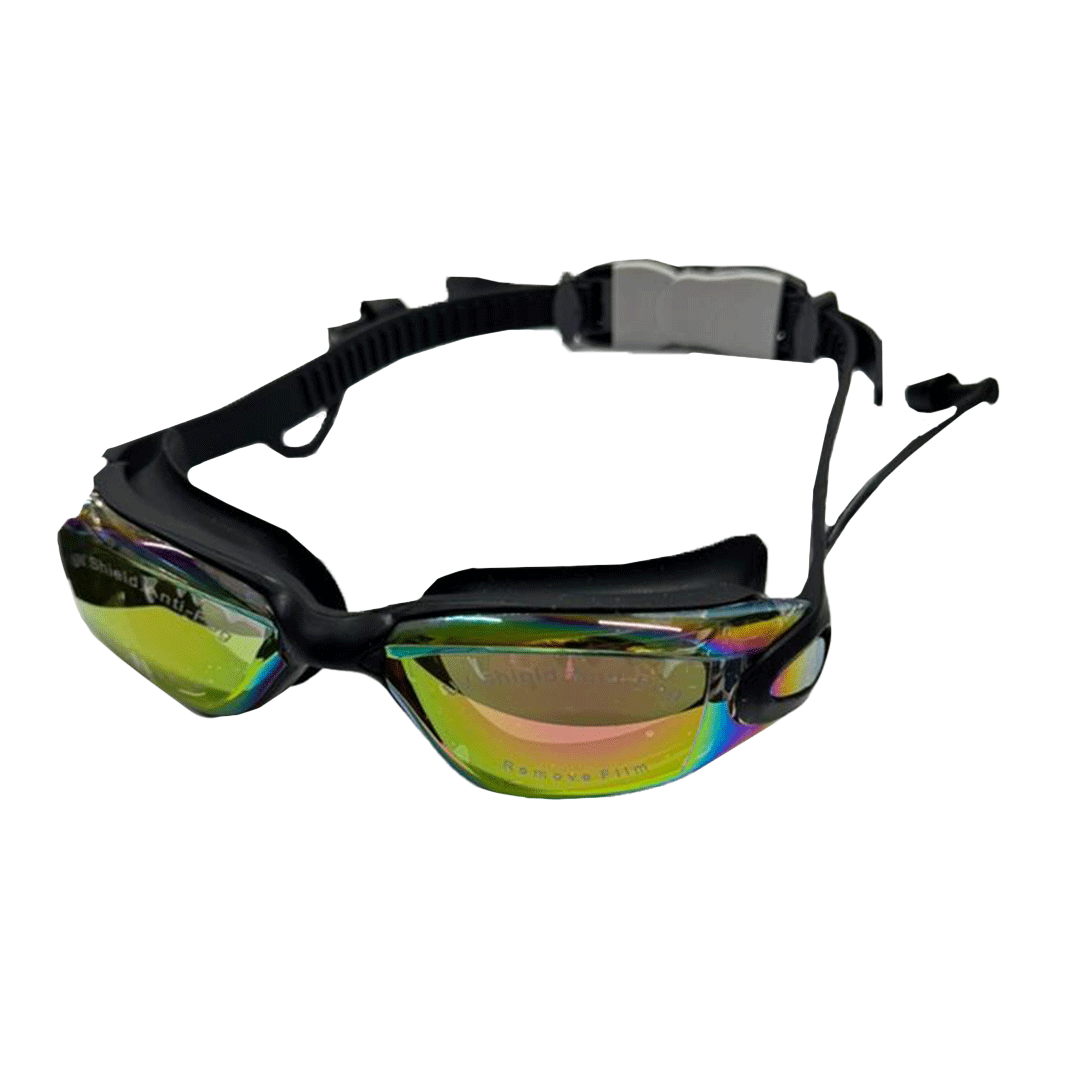 Premium Swimming Goggles (Mirrored Lenses) + Housing
