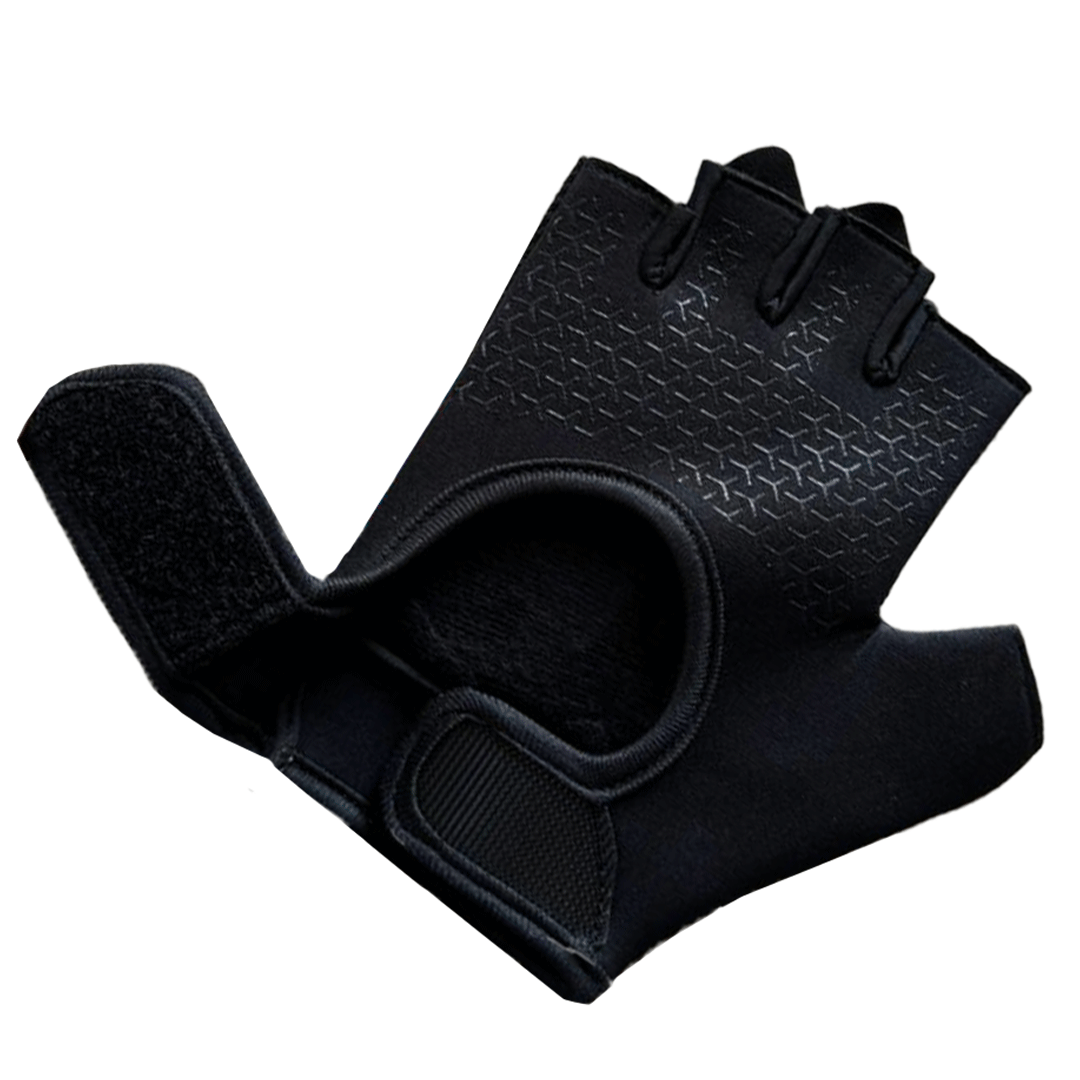 Workout Training Gym Gloves Full Black (Women)