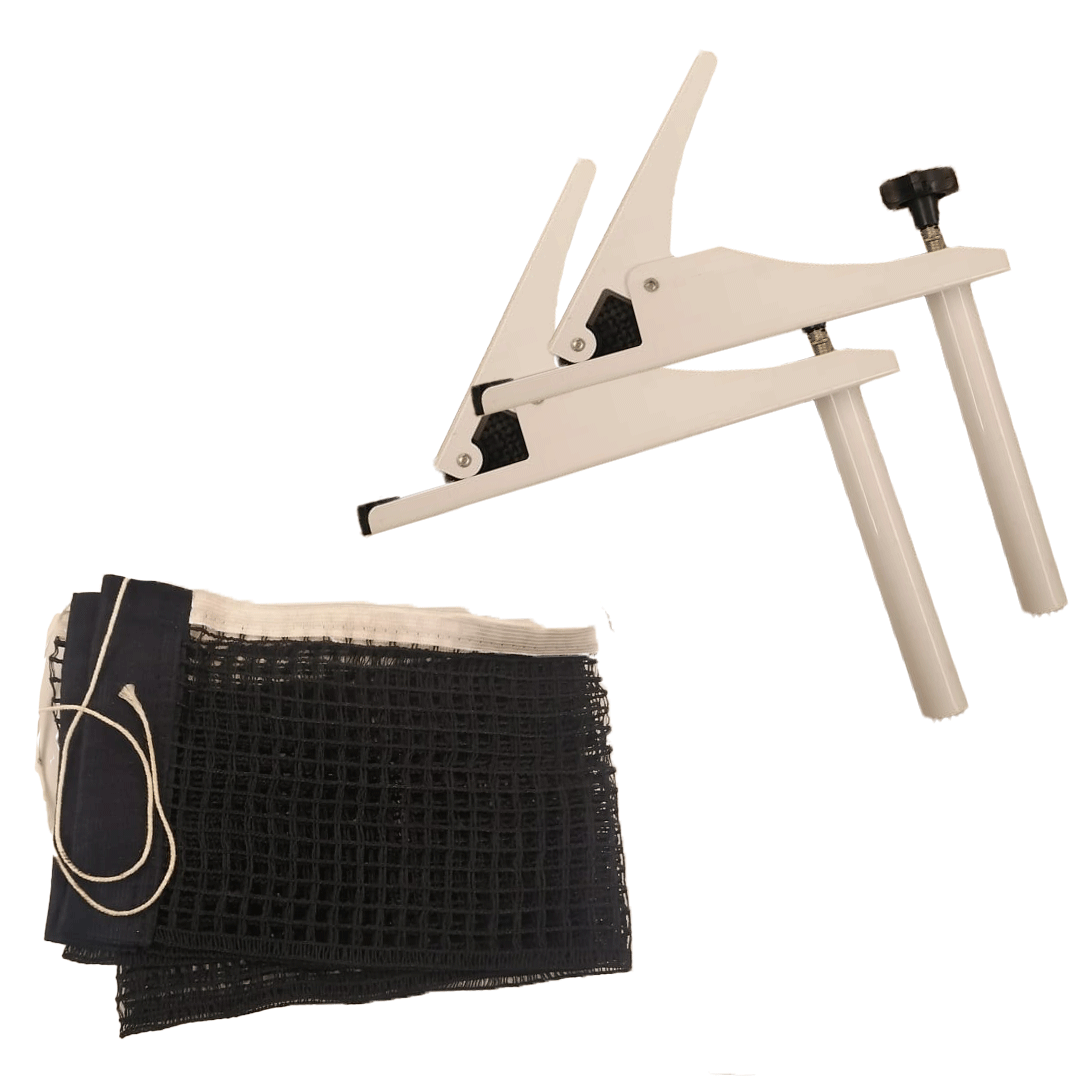 Table tennis stand and net set