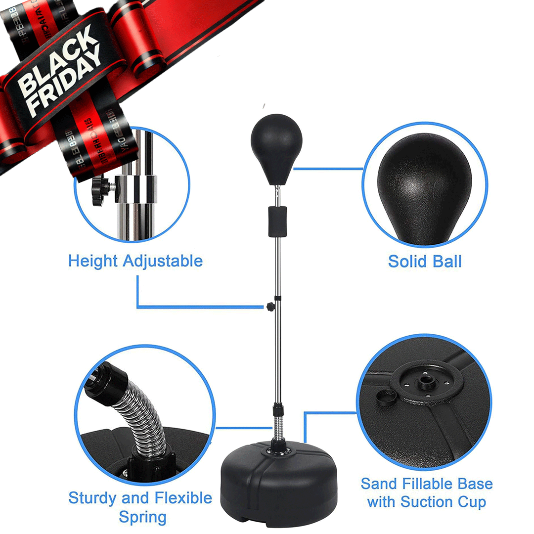 High Speed Punching Bag + Gloves