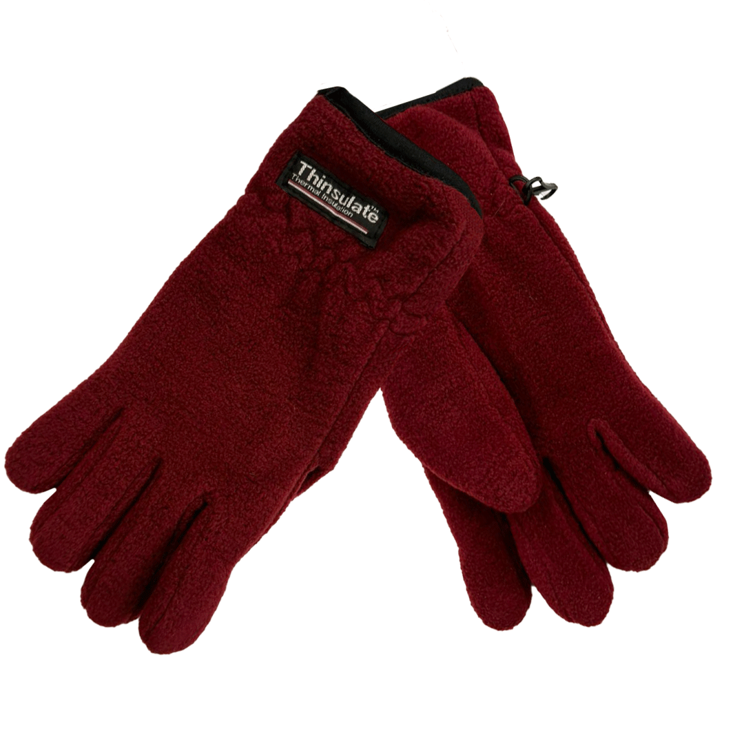 Cotton Fleece Thermal Insulating Gloves (Junior)