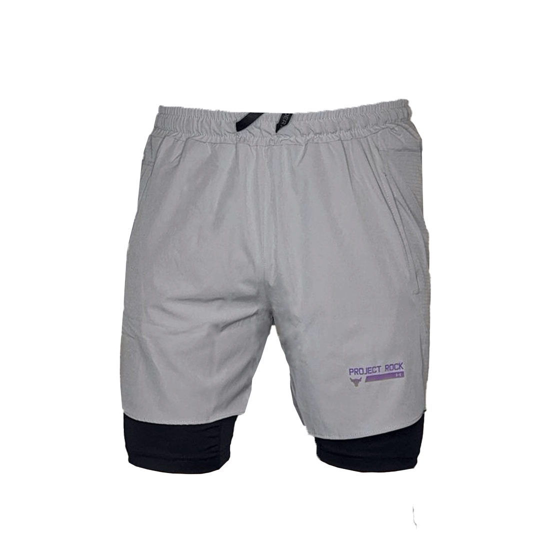 Premium Quality Double Shorts (L.Grey)