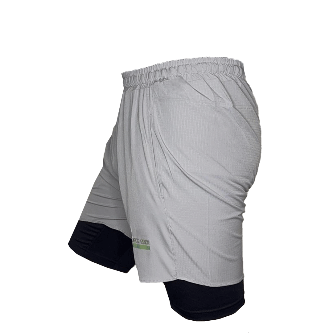 Premium Quality Double Shorts (L.Grey)