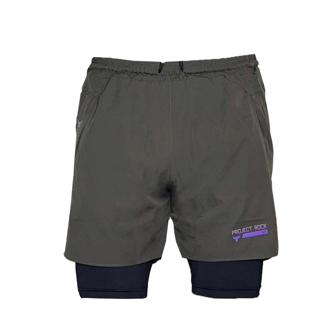 Premium Quality Double Shorts (D.Green)