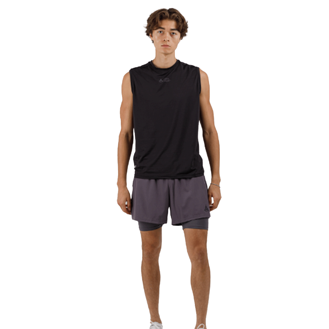 Premium Quality Double Shorts Original (Grey)