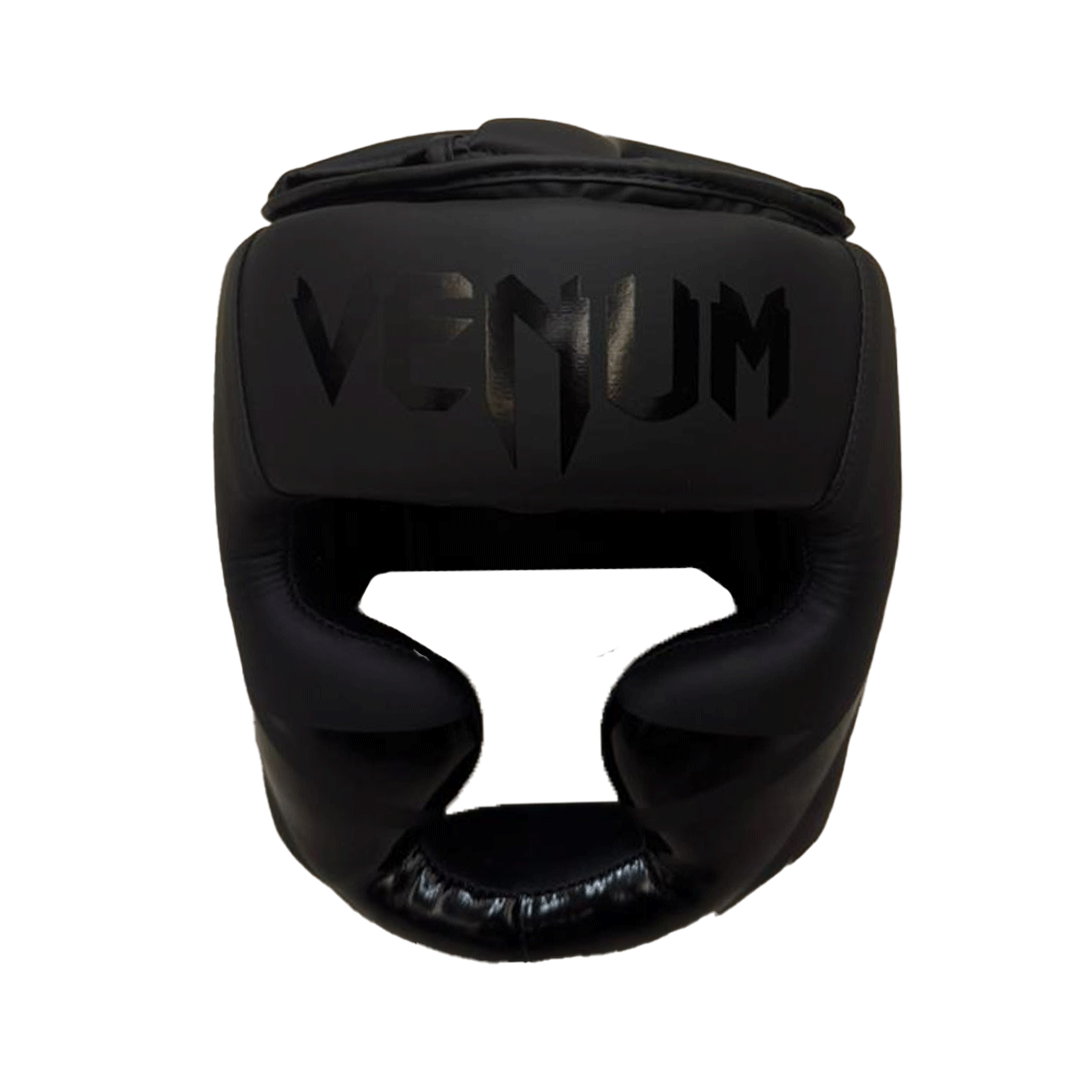 Head Guard Helmet with Full Jaw Protection (Taekwondo, Boxing, & Martial Arts) Black