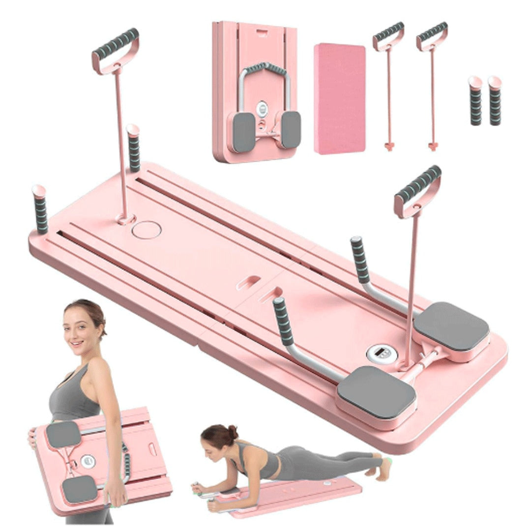 Multi-Purpose Foldable Pilates Reformer Board