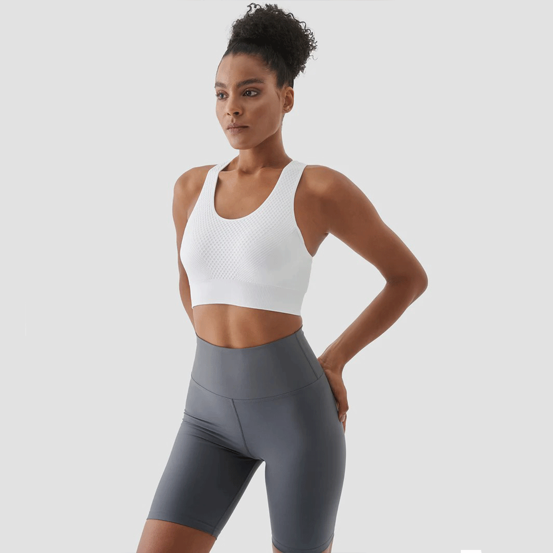 Seamless Sports Bra White (Women)