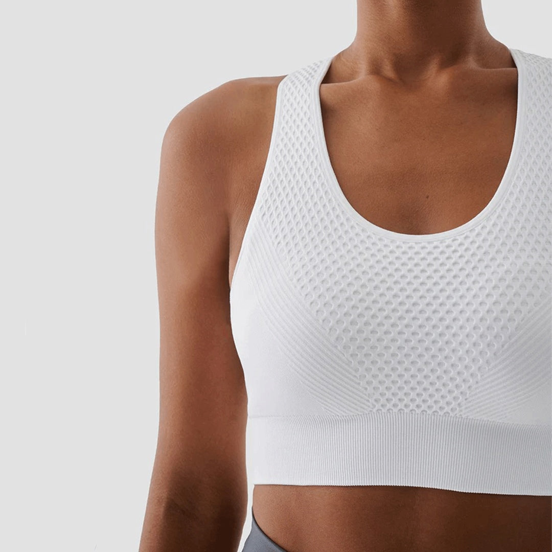 Seamless Sports Bra White (Women)