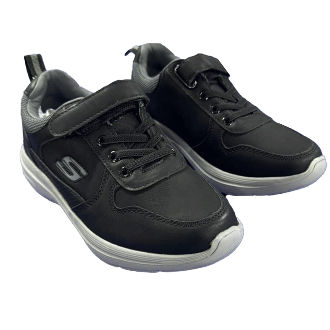 Sketchers Black/Grey (Kids)