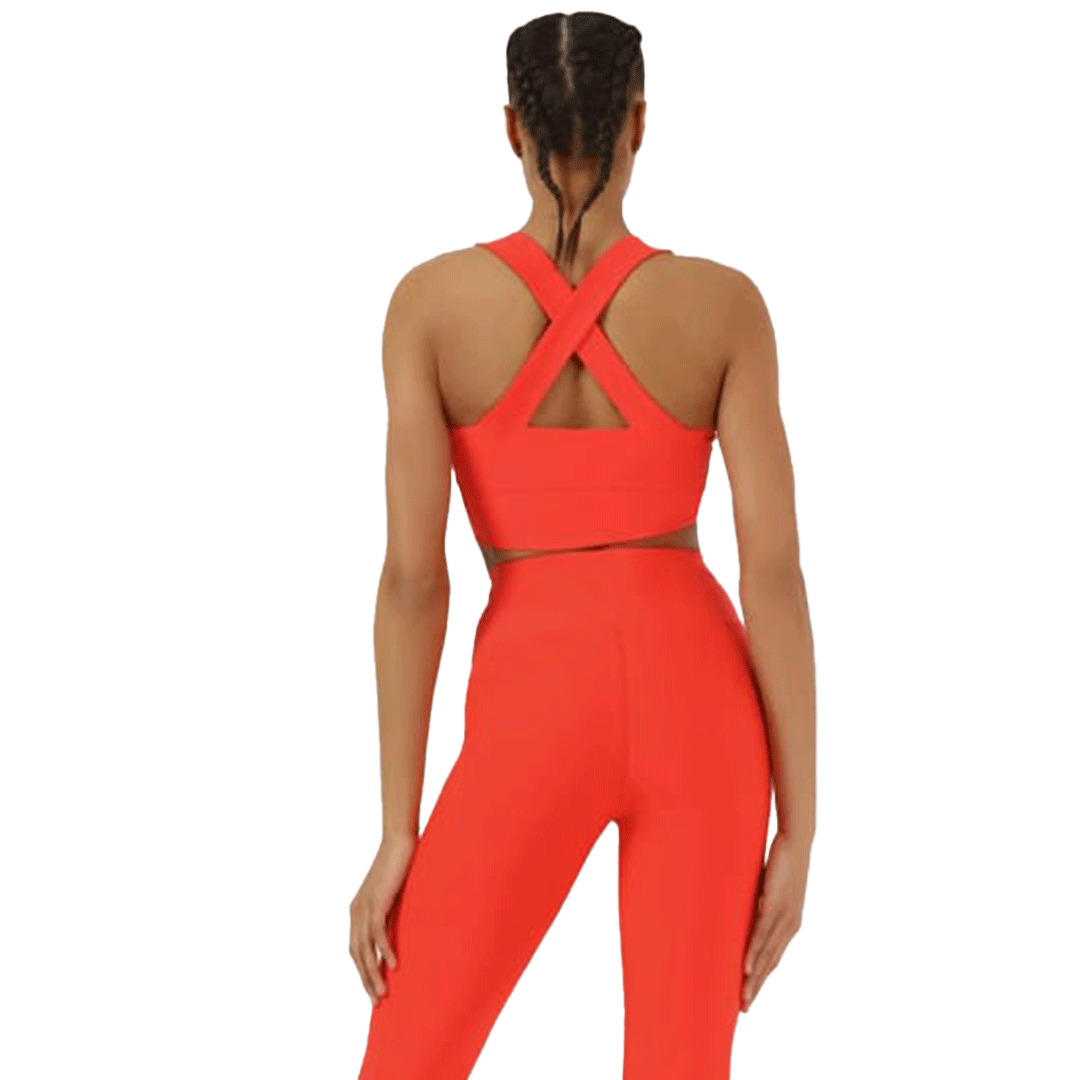 Sports Bra (Vermilion)