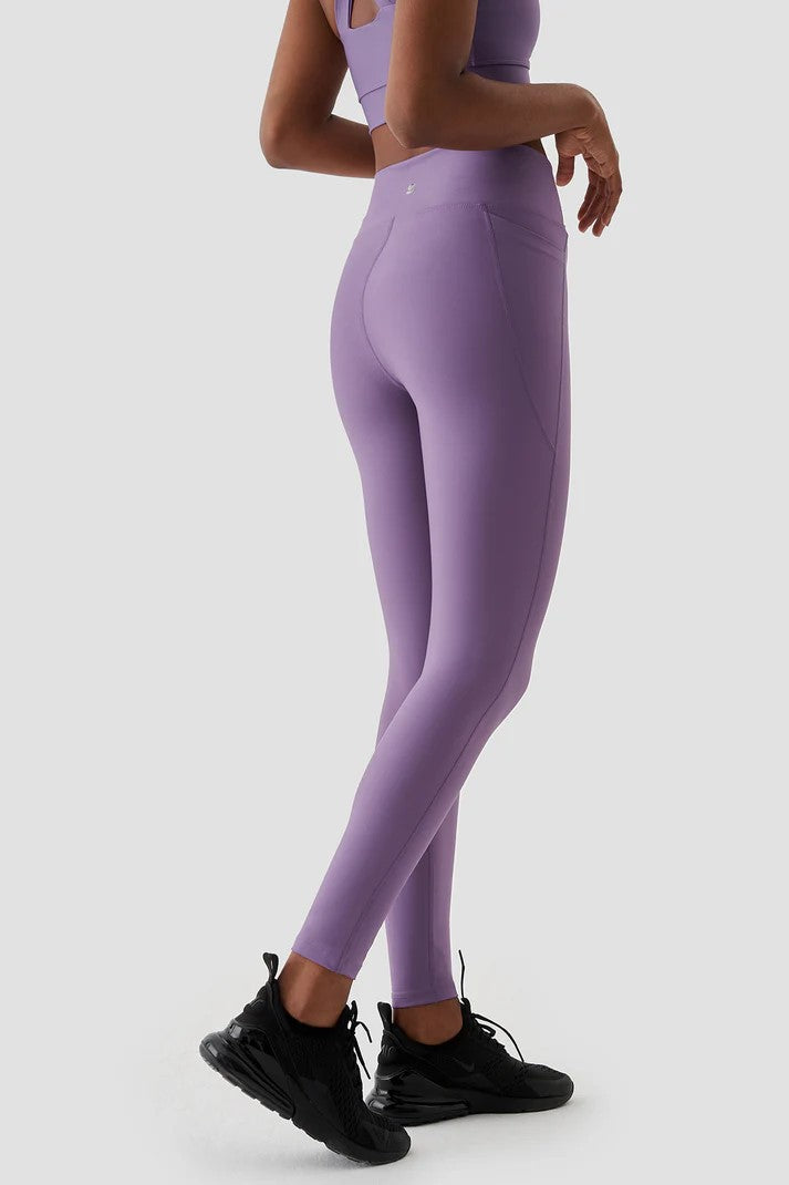 V-Belt Sports Leggings (Purple)