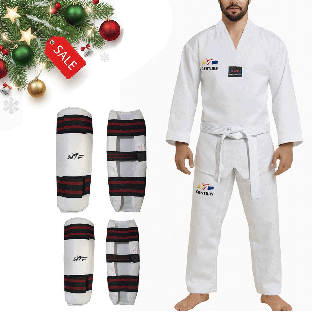 Taekwondo, Karate Suit + Protectors Offer