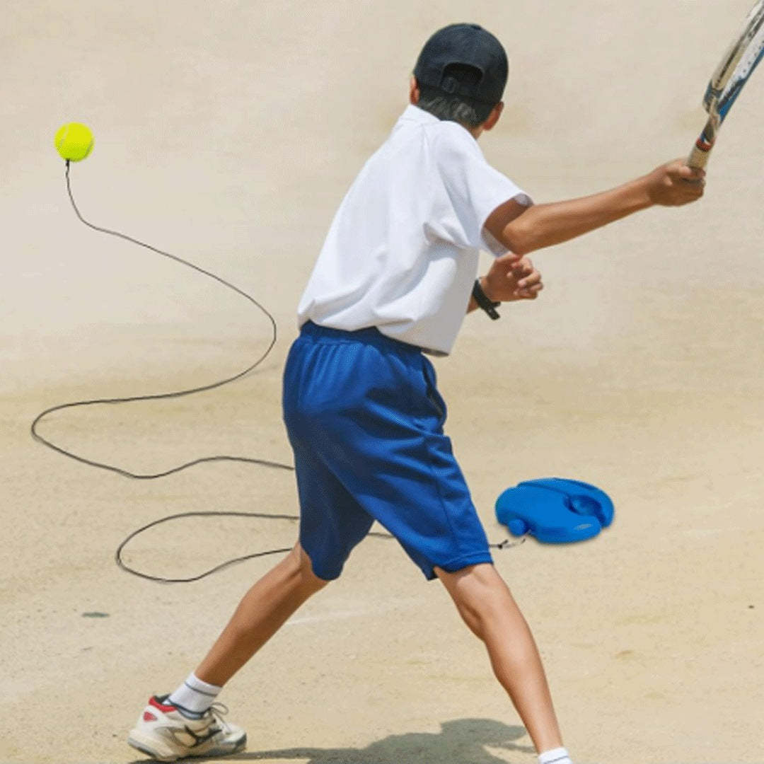 Tennis solo-training ball set