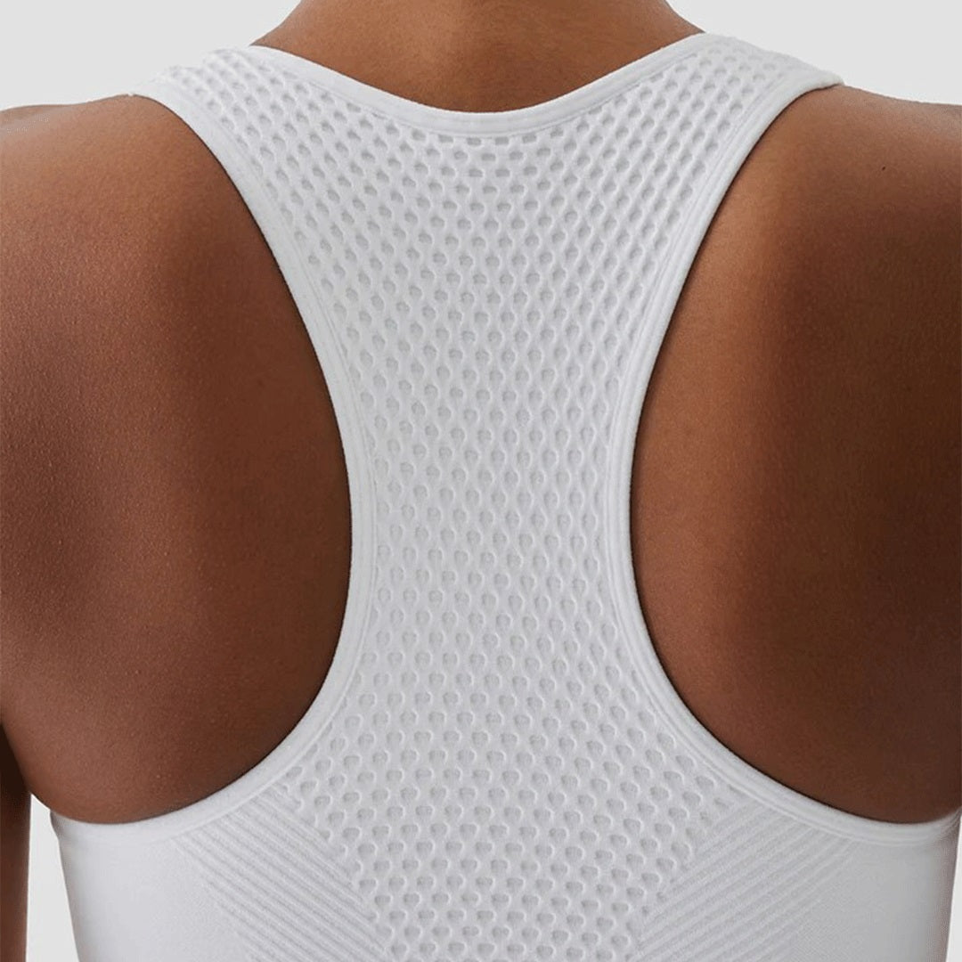 Seamless Sports Bra White (Women)