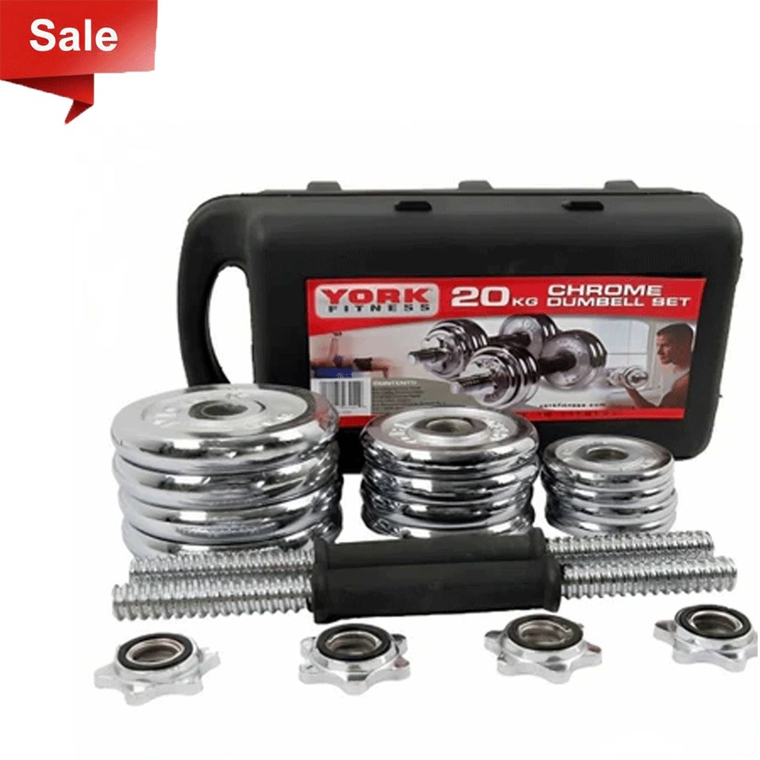 20 Kg Chrome Plated Set