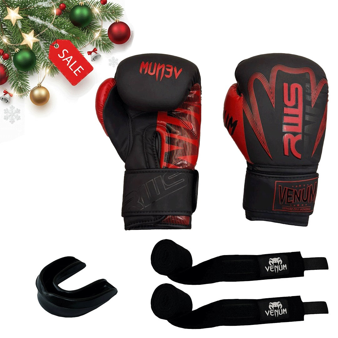 Boxing Gloves + Hand Wraps + Mouthguard Offer