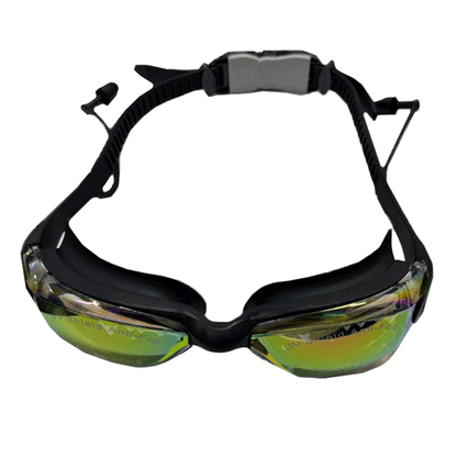 Premium Swimming Goggles (Mirrored Lenses) + Housing