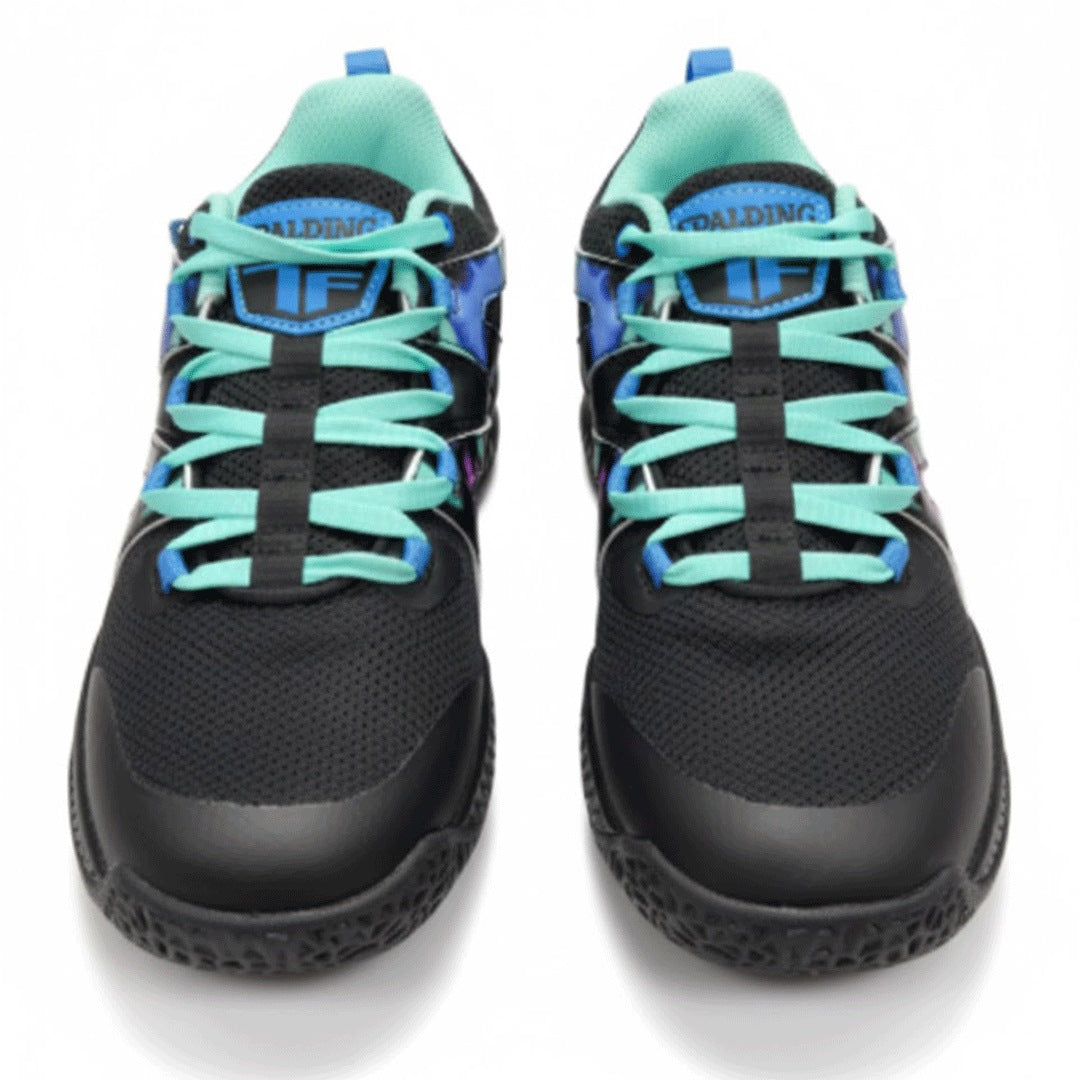 TF Spalding Shoes Black/Blue (Workout, Training, Basketball ...)