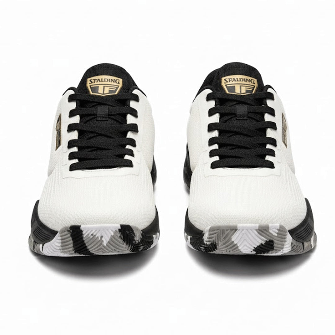 TF Spalding Shoes White/Black (Basketball, Training,...)