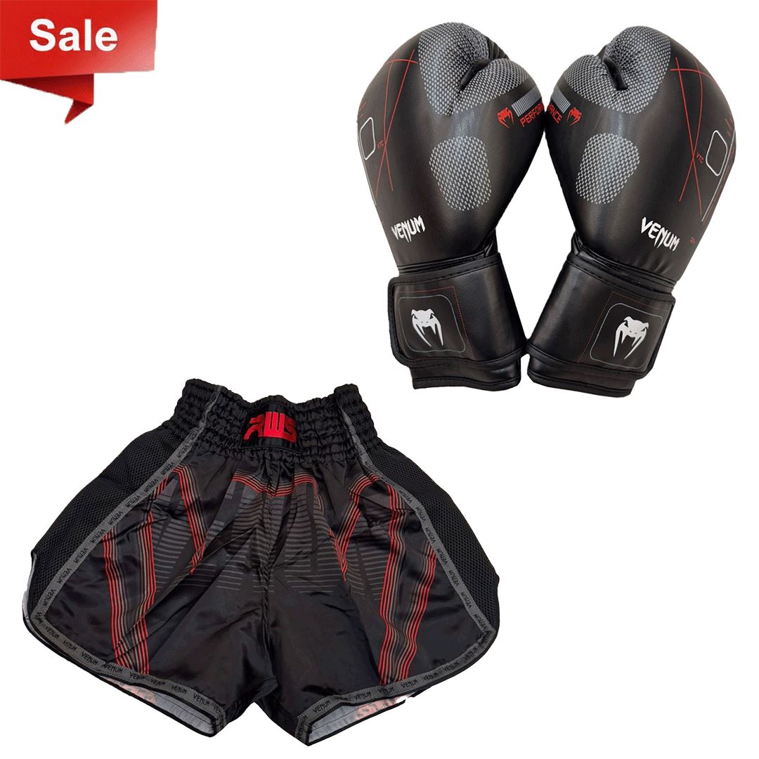 Boxing Gloves + Shorts Offer (Boxing, Muay Thai)