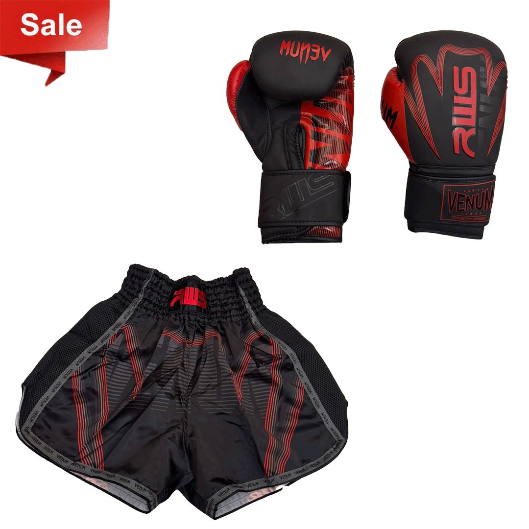 Boxing Gloves + Shorts Offer (Boxing, Muay Thai)