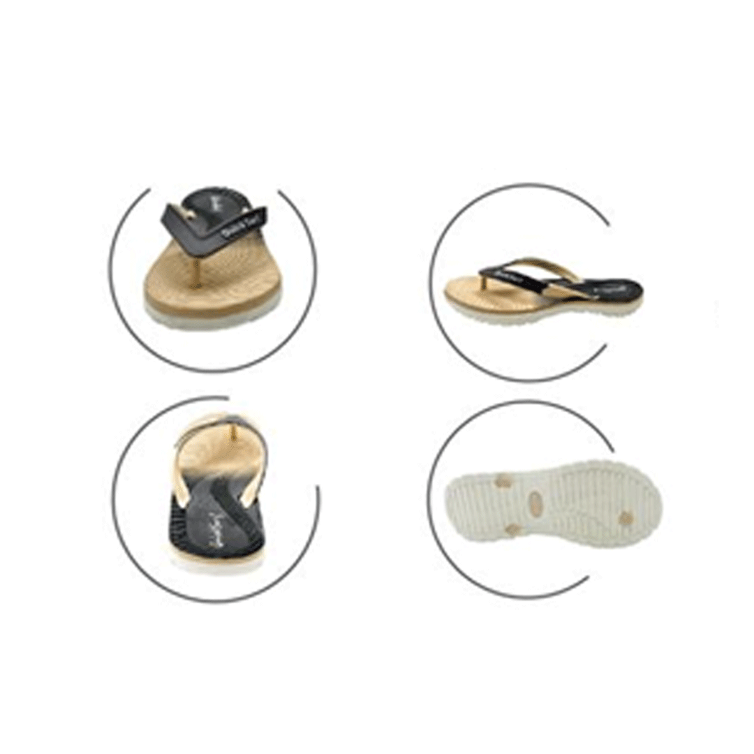 Flip Flop Quick-surf Black/Gold (Original)