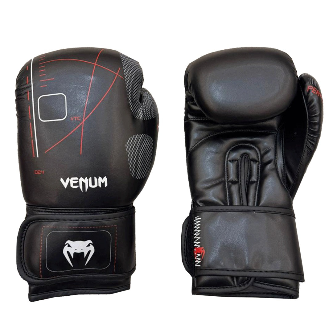 High Quality Boxing Gloves Pair (Black/Red/White)
