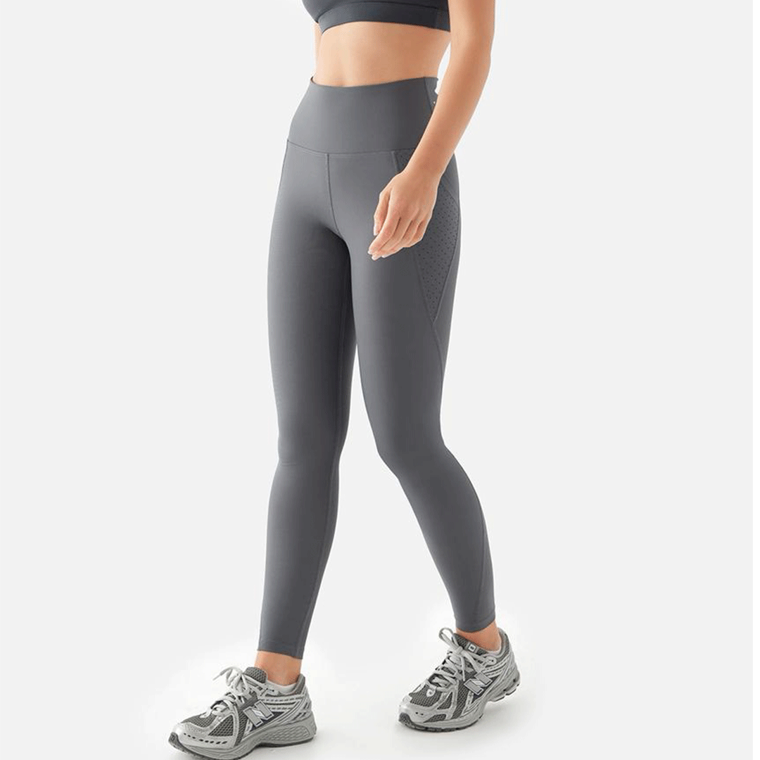 Mesh Pocket Tights Leggings (Grey)