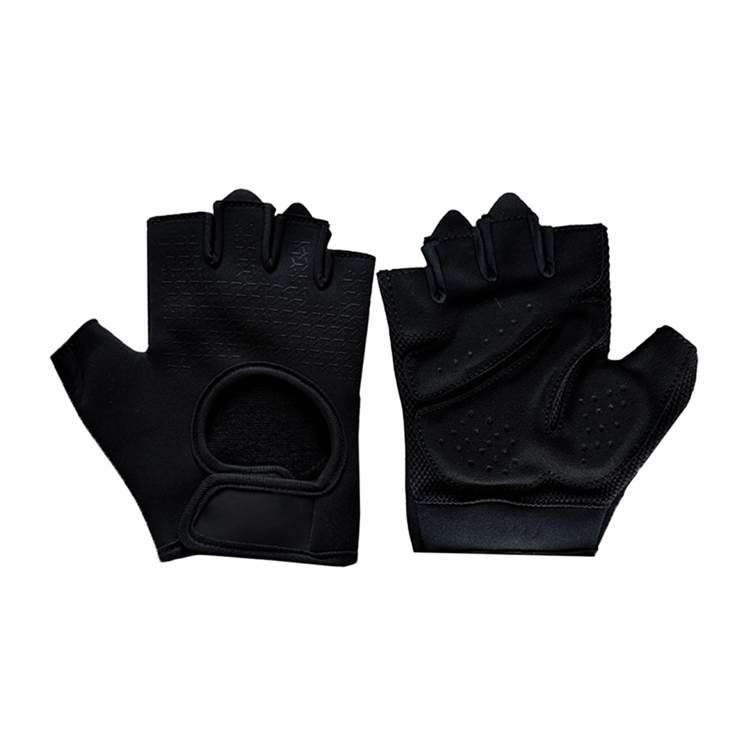 Workout Training Gym Gloves Full Black (Men)