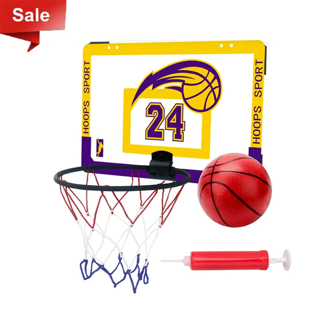 Indoor Basketball Mini Hook + Board + Ball