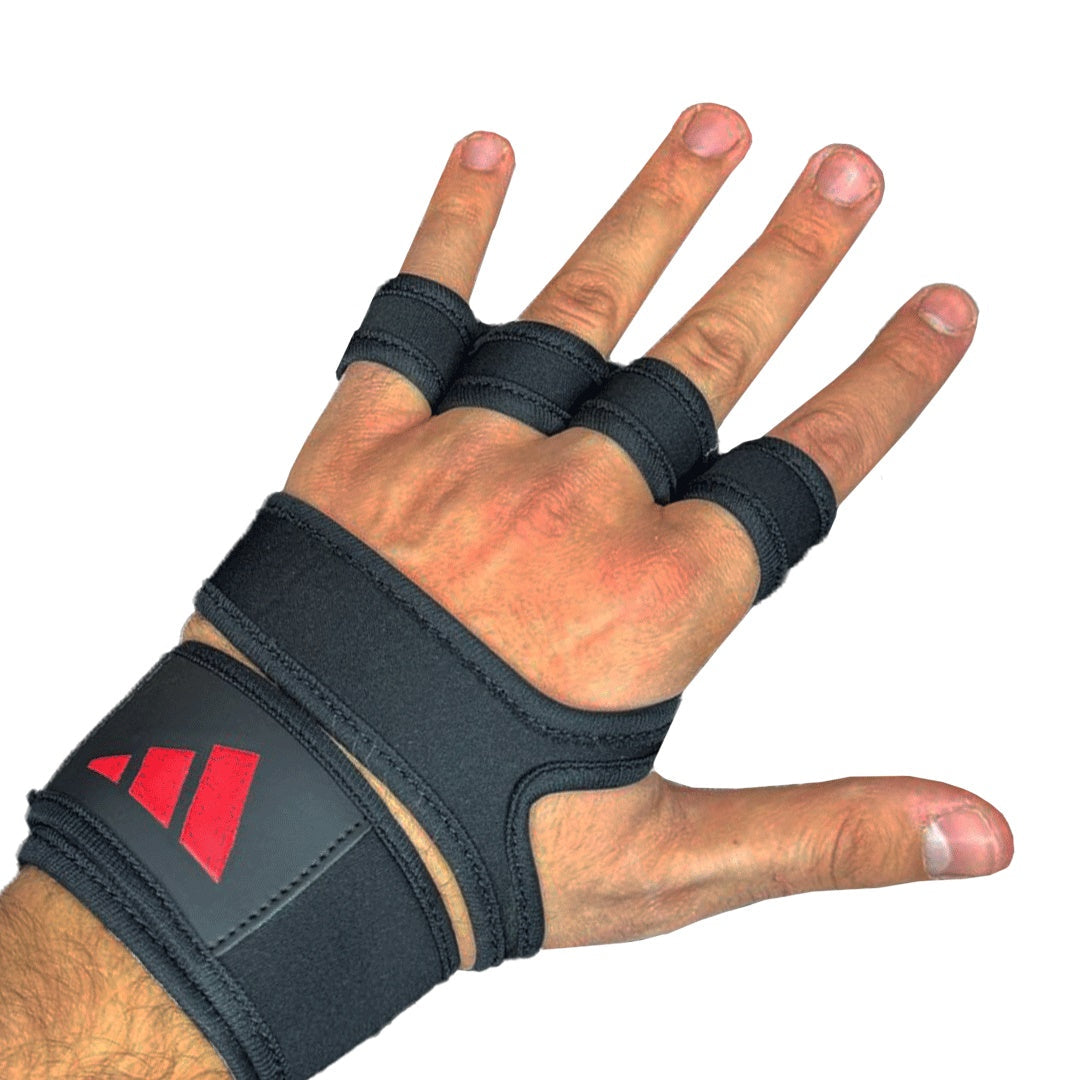 Weight Lifting Glove Pads with Wrist Support