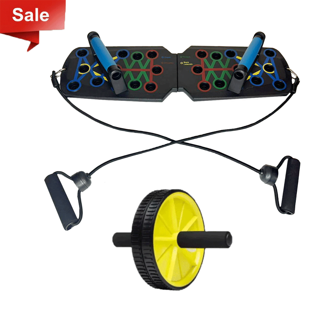 22 in 1 Push-up Board + ABS Roller