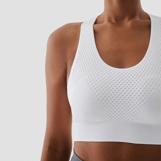 Seamless Sports Bra White (Women)