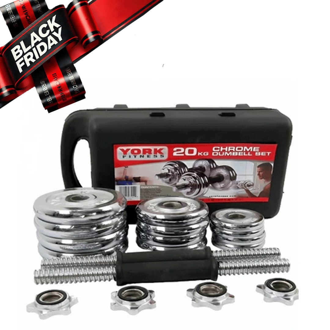 20 Kg Chrome Plated Set