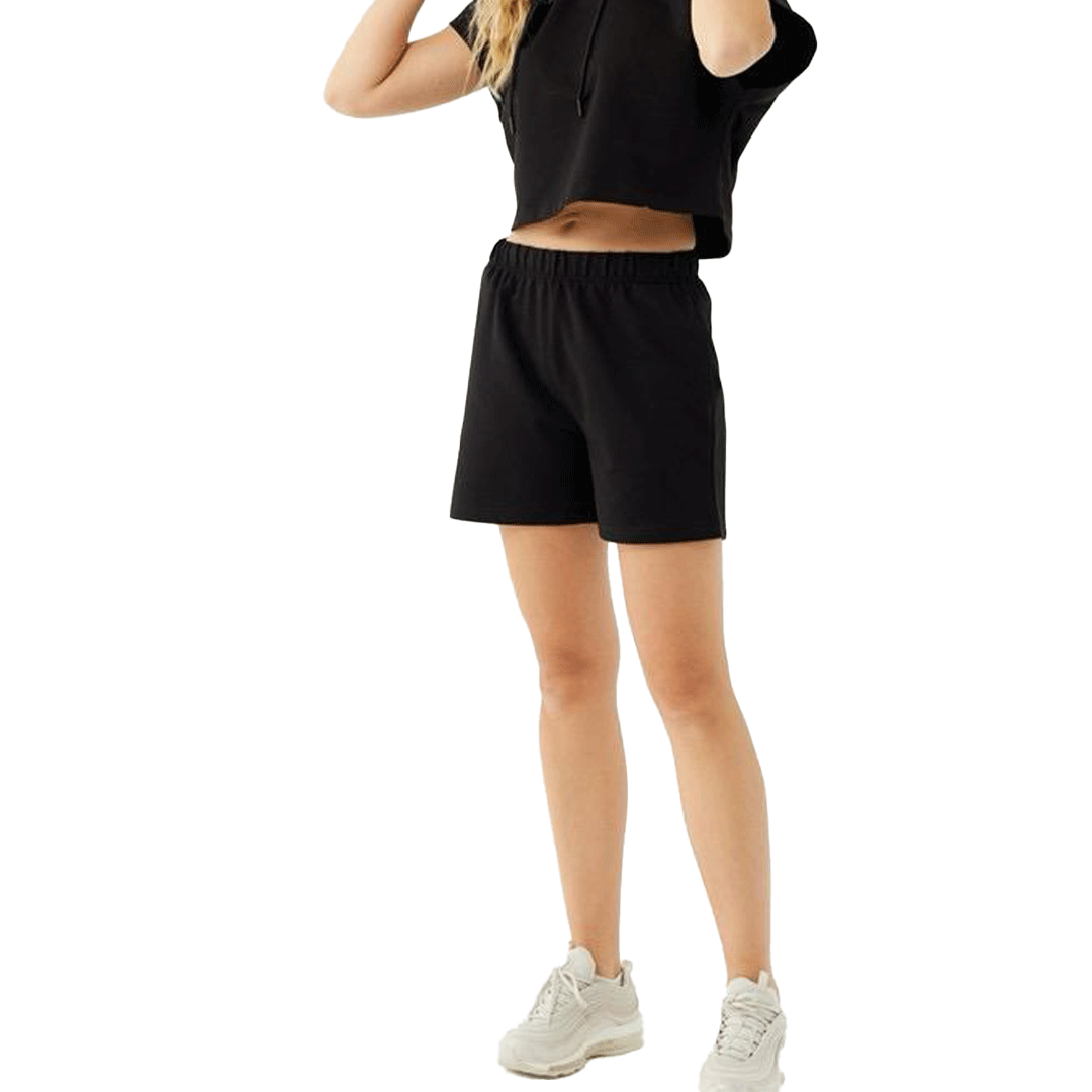 Cotton Shorts Black Type 2 (Women)