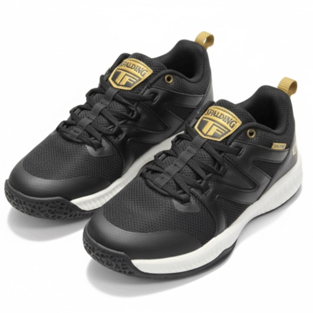 TF Spalding Shoes Black/White (Workout, Training, Basketball ...)