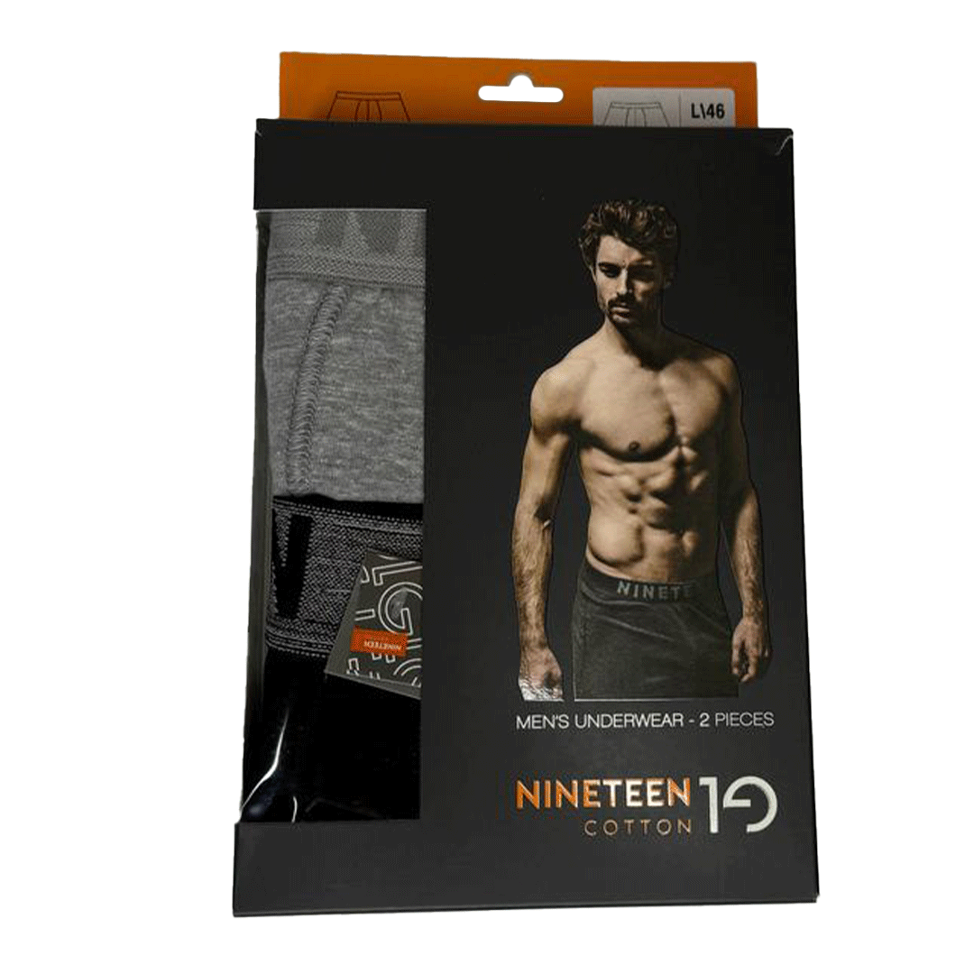 (2X) Cotton Underwear Boxers (Men)